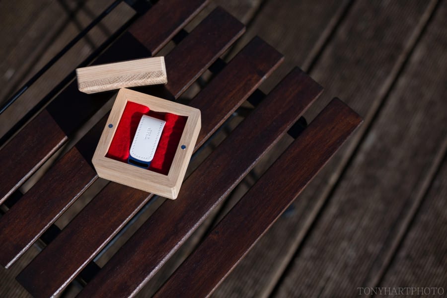 Oak USB Presentation Box Detail