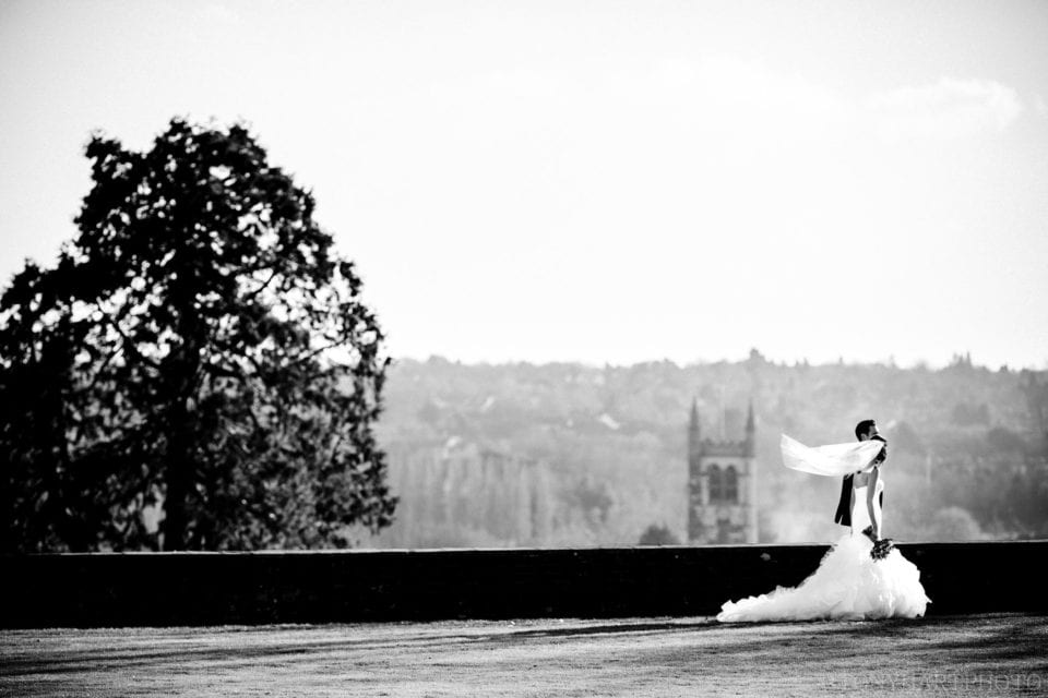 Wedding portraits at Farnham Castle by Tony Hart