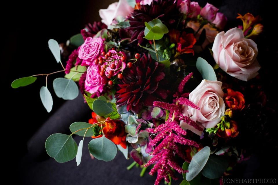 Bridal bouquet by Spriggs the Florist