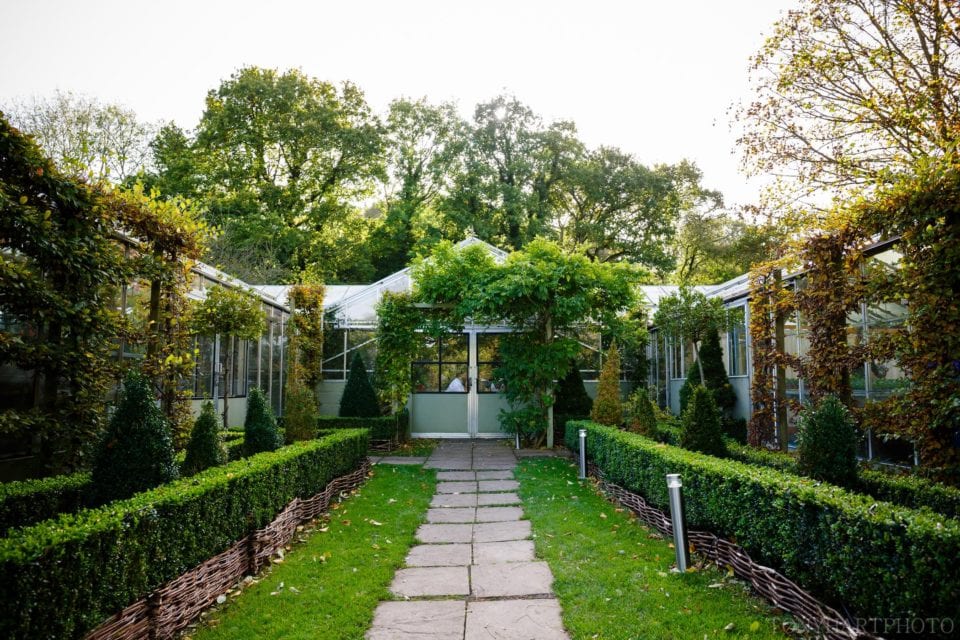 Greenhouses during a West Green House Wedding