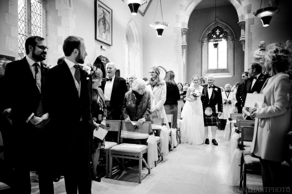 Here comes the bride