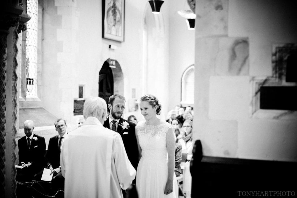 Bride and Groom during the ceremony