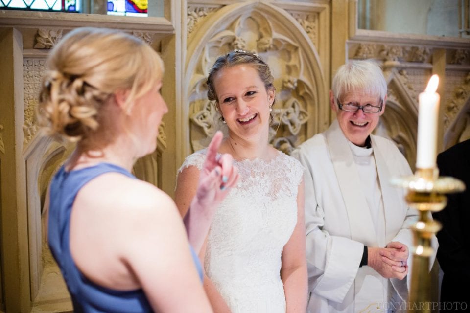 Nicole chatting to Mary during the signing