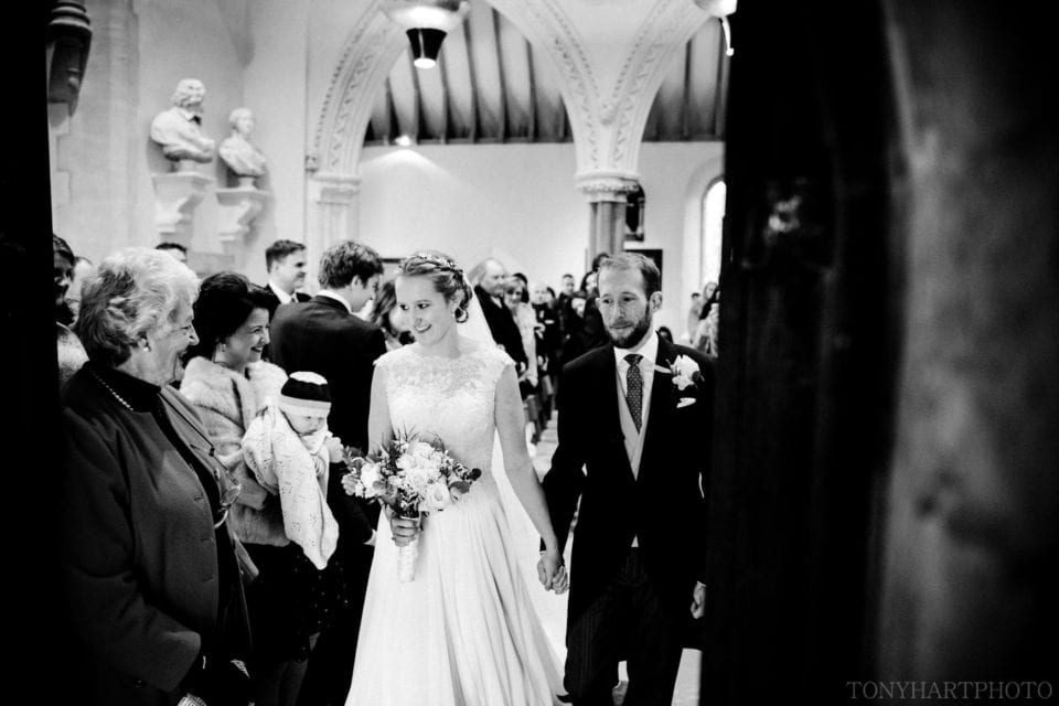 Nicole & Rich leaving the ceremony