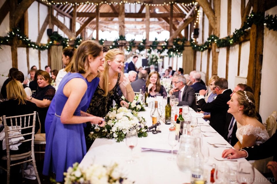 Guests chatting to Nicole