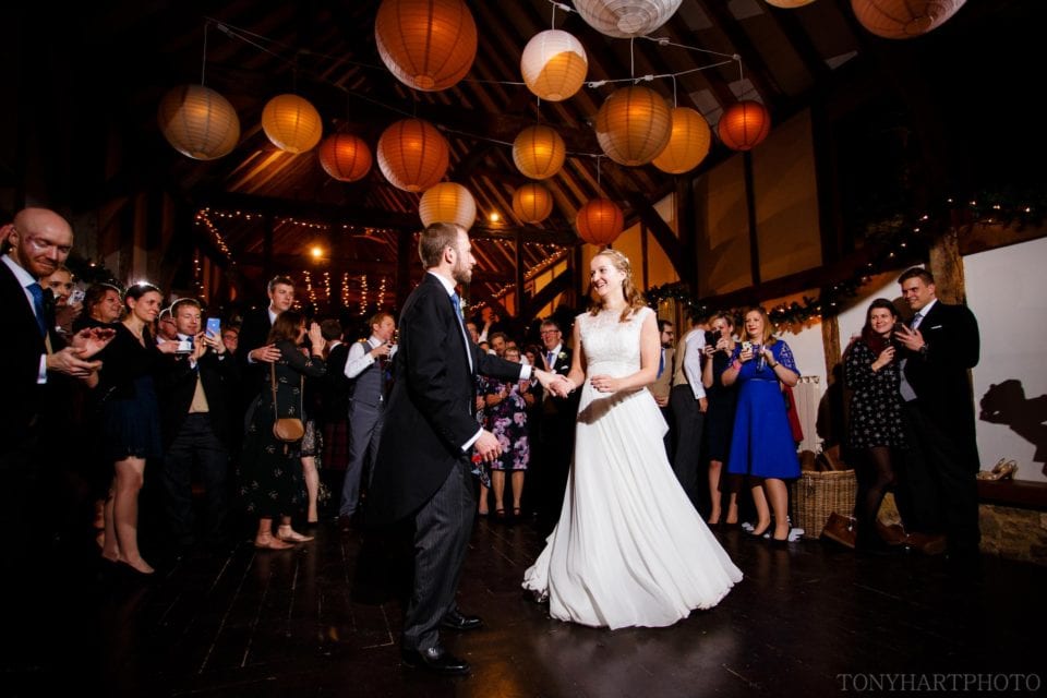 First dance in the Barn