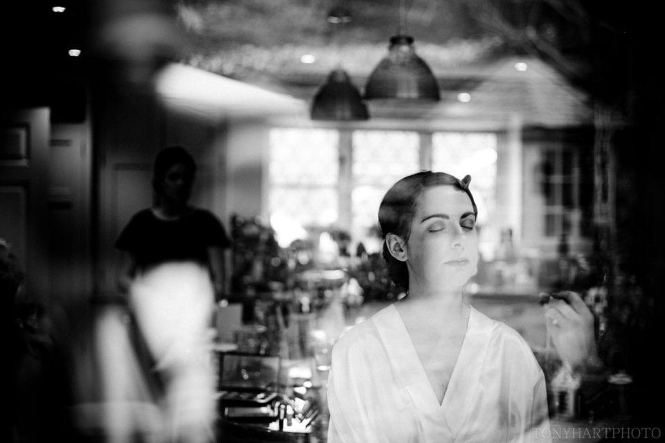 Bride awaits makeup