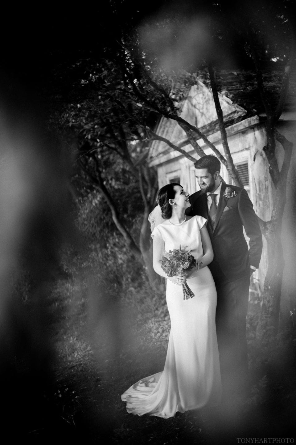Relaxed wedding portraits
