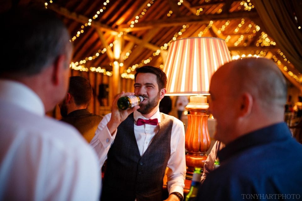 Evening at the Long Barn Wedding