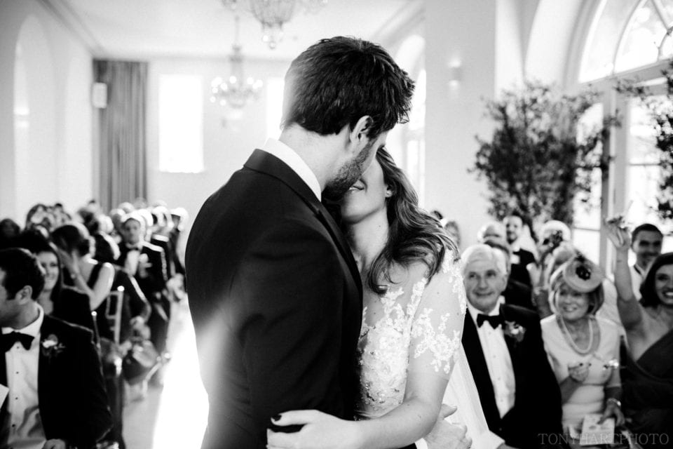 Sophie & Fin's very romantic first kiss at Iscoyd Park