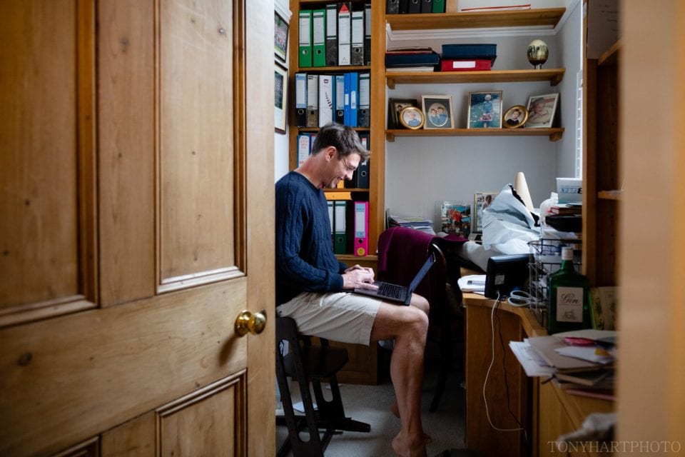 Bestman working on his speech