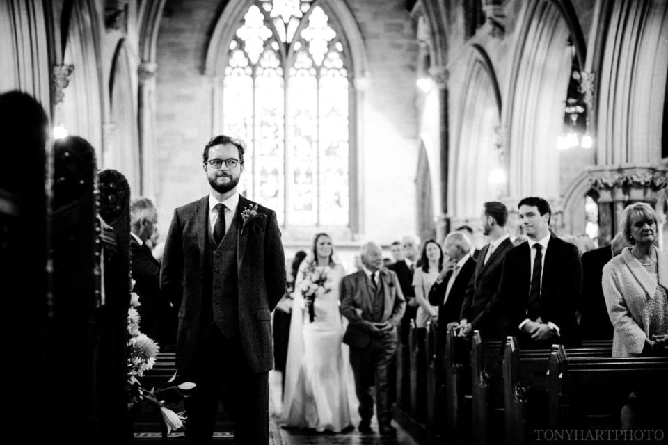 Here comes the bride!