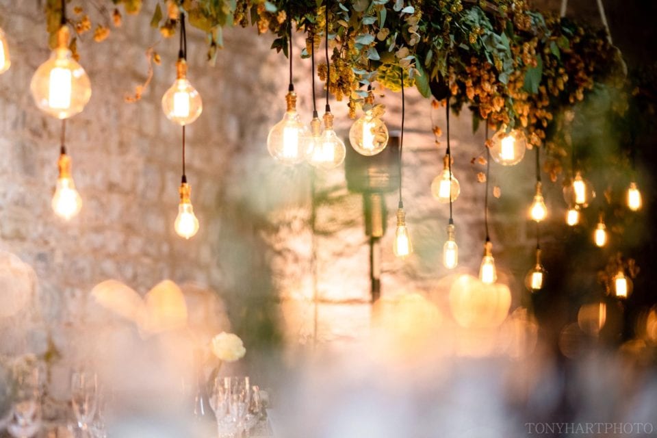 Old style filament light bulbs