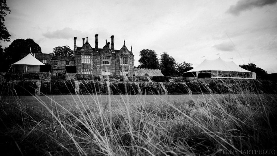 Buckhurst Park and Emily & Ed's Sperry Tents ahead of their wedding.