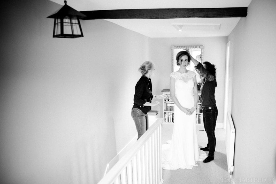 Emily looking stunning in her Mirror Mirror wedding dress
