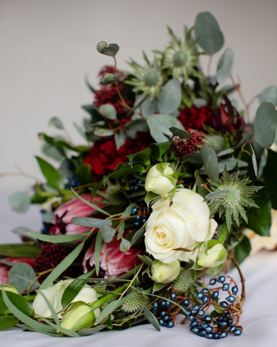 Bridal bouquet by Claire's Floristry