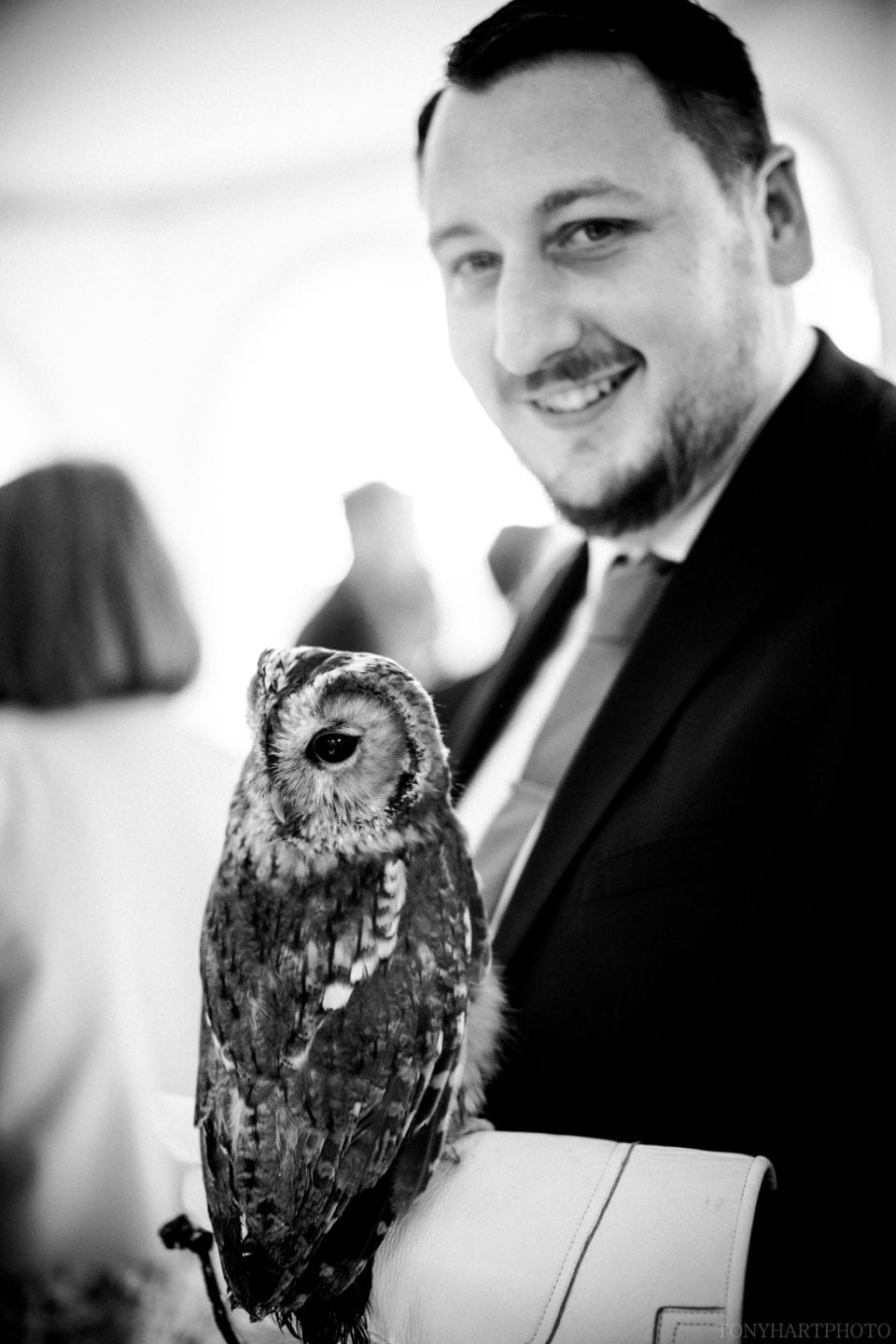 Guest with owl