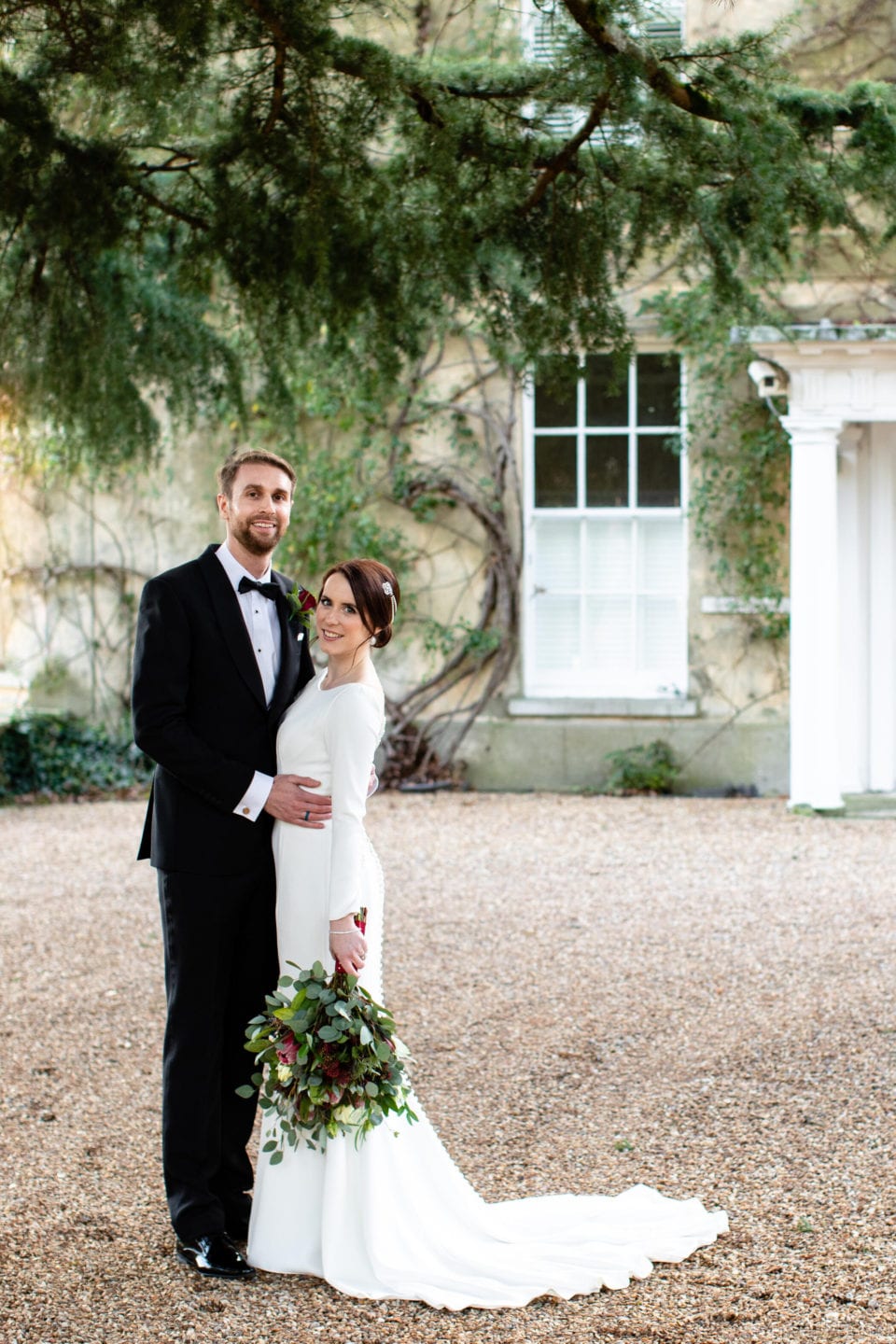 Northbrook Park Wedding Photography - Portrait of the Bride and Groom by Tony Hart