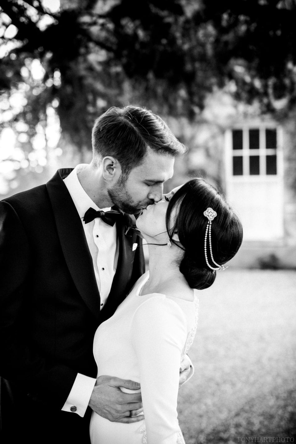 Black and white Hollywood glamour