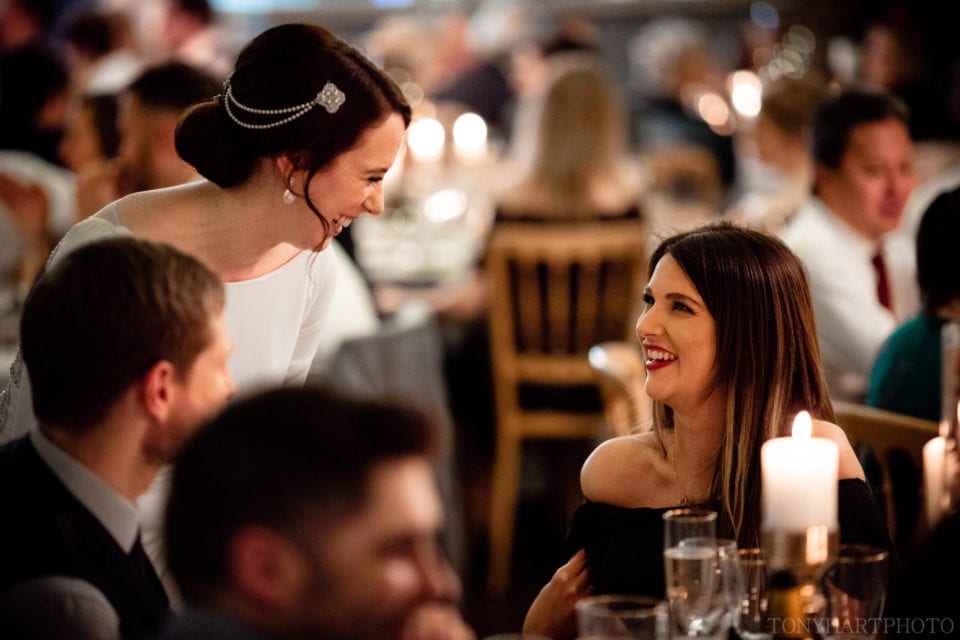 Jemima chats to one of her guests