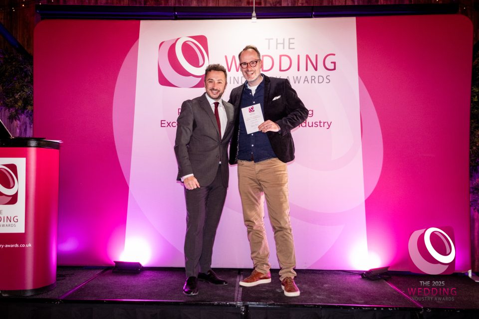 With Host, Organiser and Founder Damian at The Wedding Industry Awards!